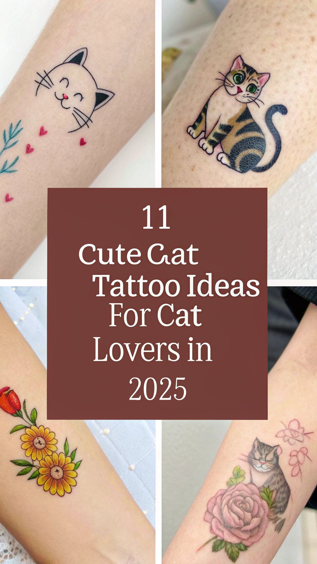 Read more about the article 11 Cute Cat Tattoo Ideas for Cat Lovers in 2025