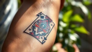 Read more about the article Ace Card Tattoo Meaning and Symbolism