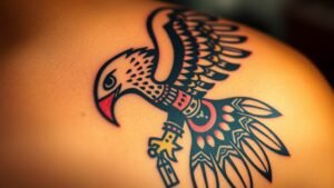 Read more about the article Aztec Eagle Warrior Tattoo Meaning and Symbolism