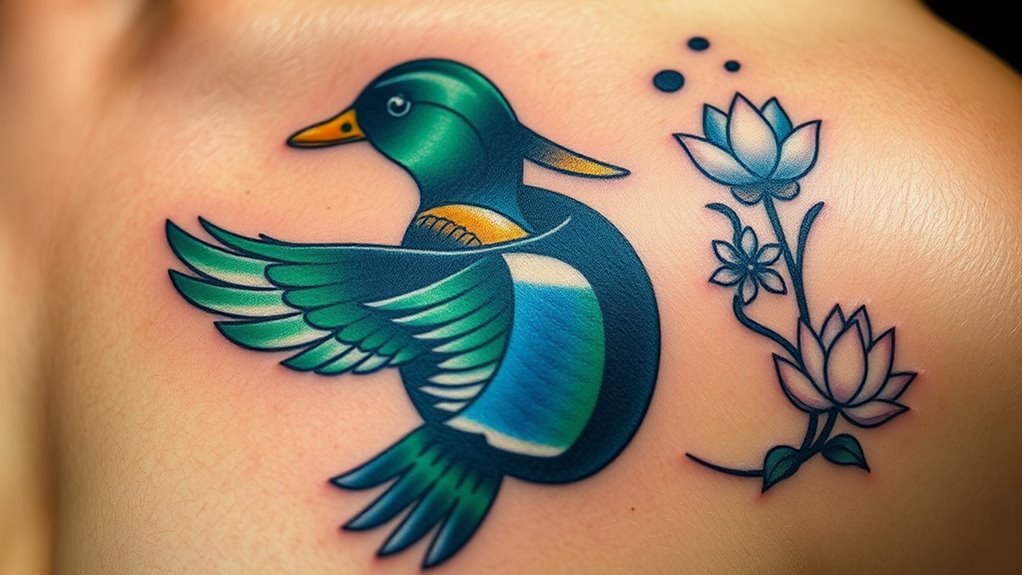 Read more about the article Duck Tattoo Meaning and Symbolism