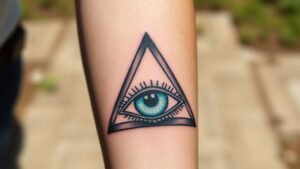 Read more about the article Eye In Triangle Tattoo Meaning and Symbolism